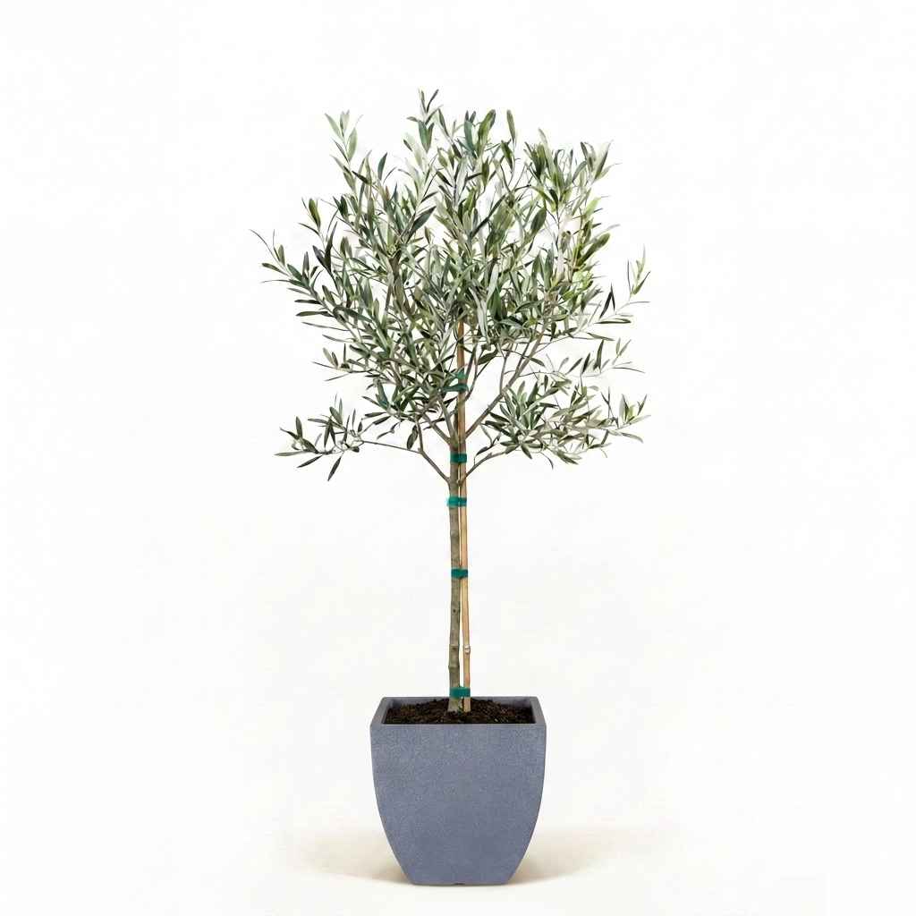 Arbequina Olive Tree in Decorative Pot hide