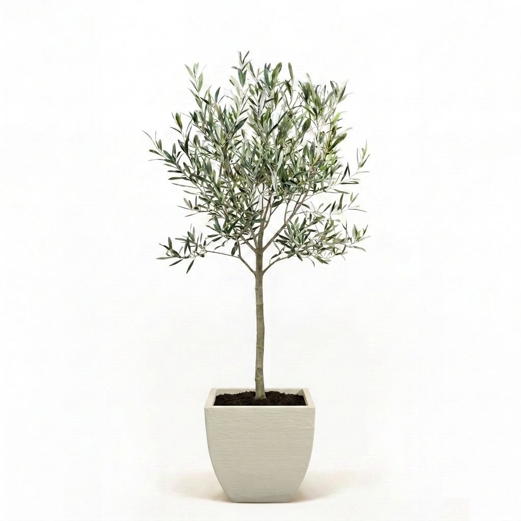 Arbequina Olive Tree in Decorative Pot hide