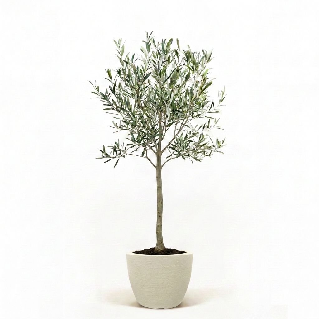 Arbequina Olive Tree in Decorative Pot hide