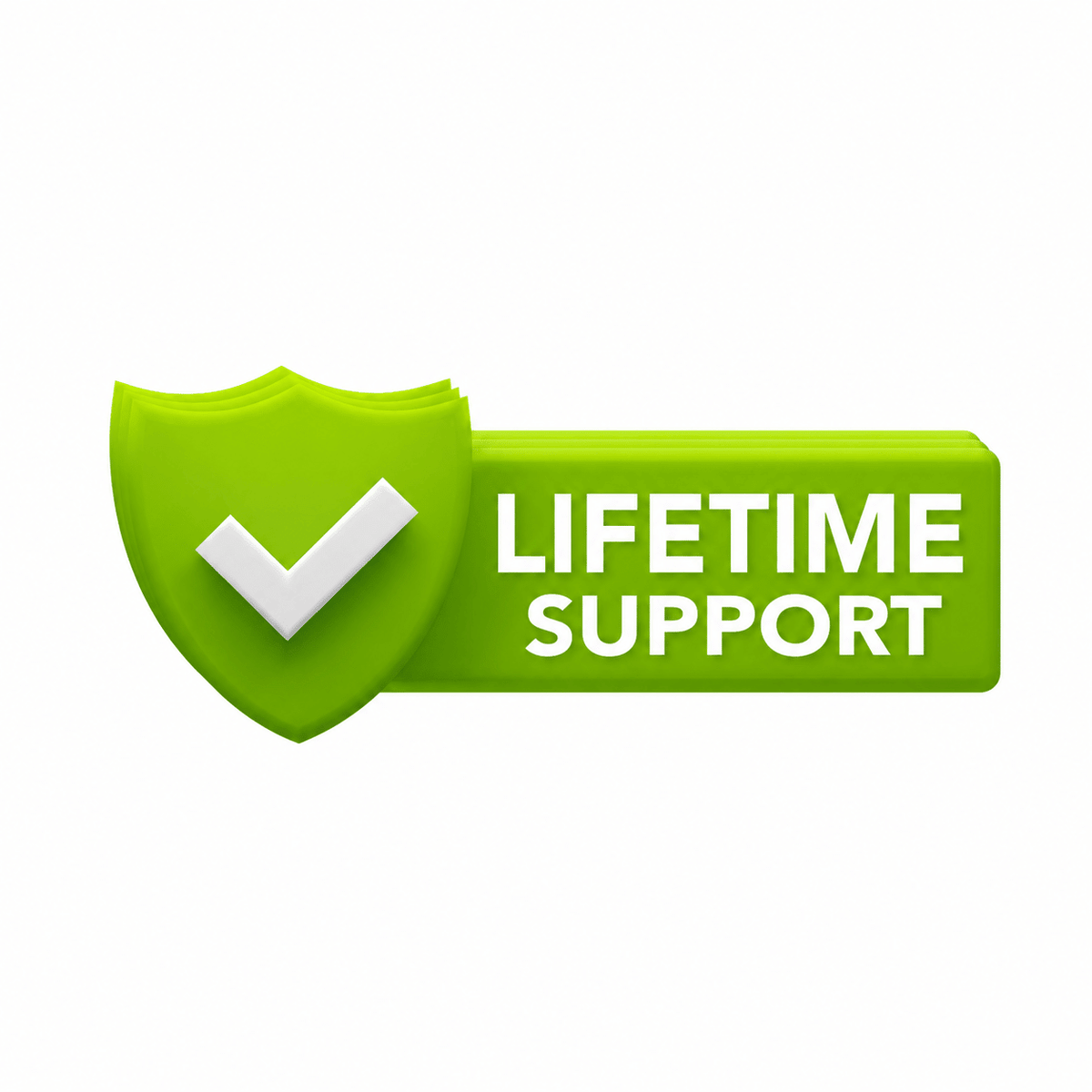 ‍Free Lifetime Support